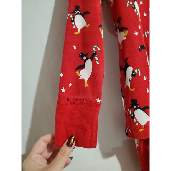 Hanna Andersson Womens 100% Organic Cotton Penguin Christmas Pajama Set Size XL - Picture 7 of 15